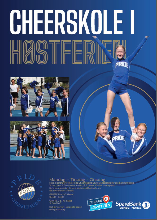 Read more about the article Cheerskole i høstferien