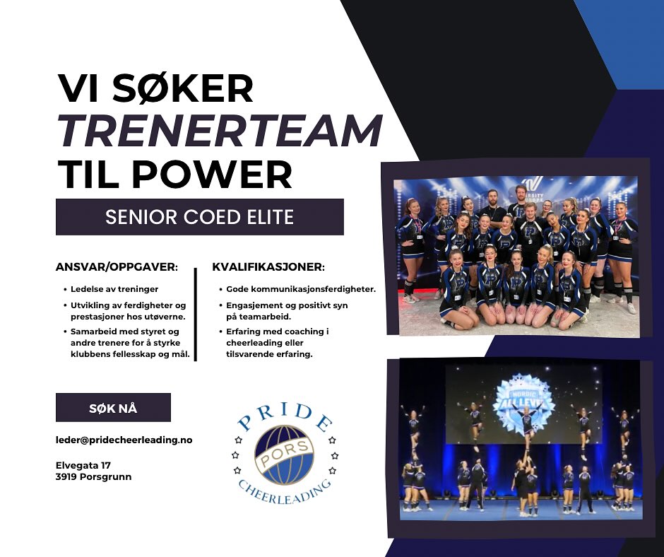 Read more about the article Vi søker nytt trenerteam!