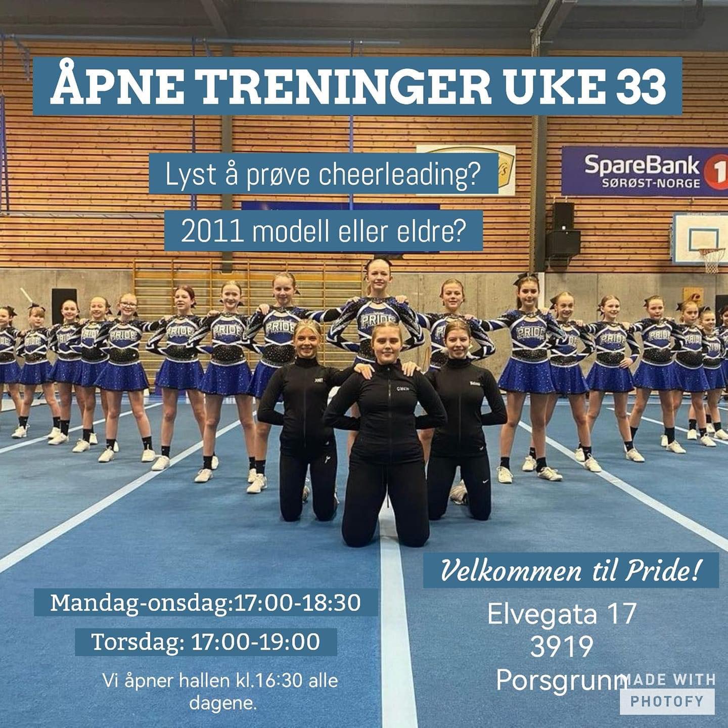 Read more about the article Åpne treninger uke 33